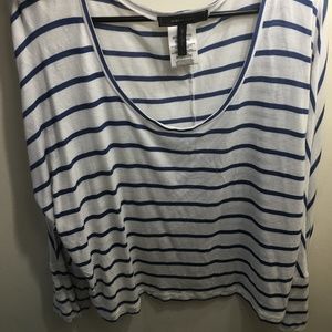 BCBG Flowy Long Sleeve Crop